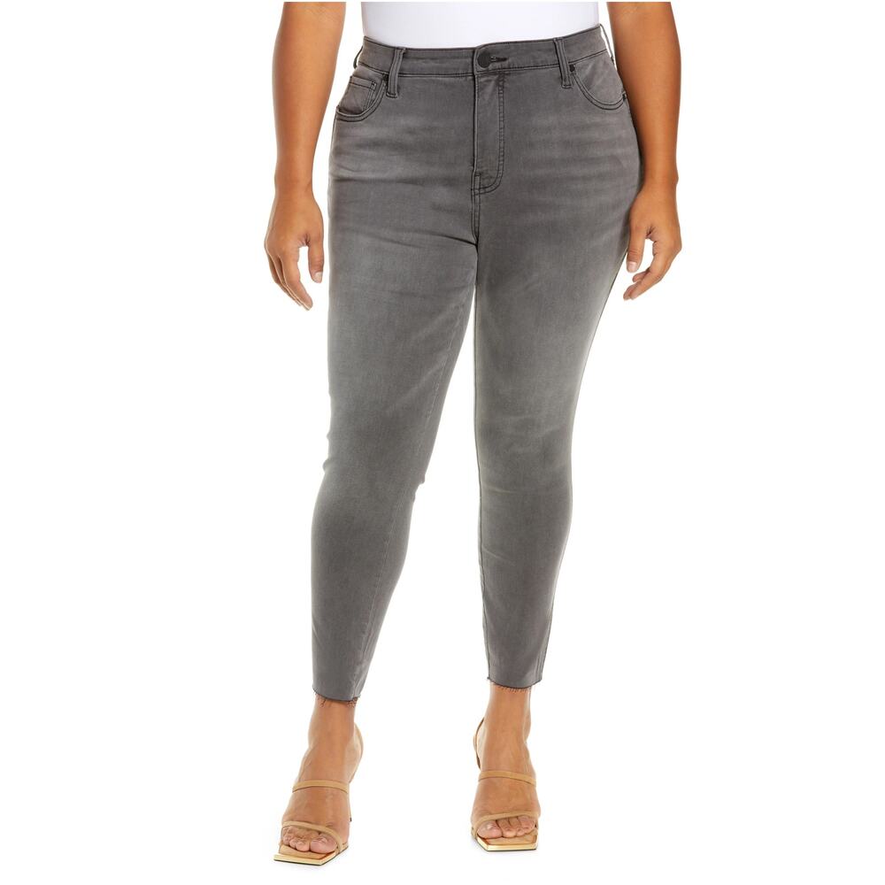 New Kut From The Kloth Black Donna High Rise Fab AB Ankle Skinny Jeans Size 22